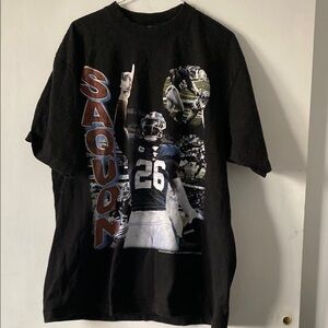 Black Graphic Men's T-Shirt Saquon Barkley